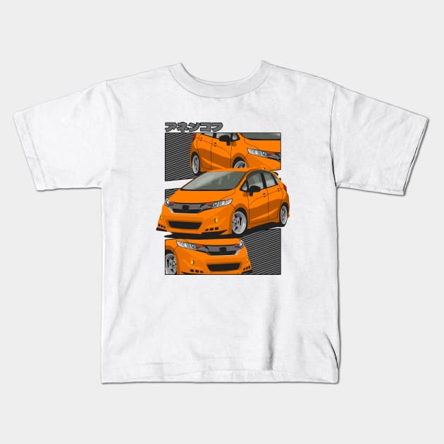 Honda Fit Kids T-Shirt by Rebellion Store